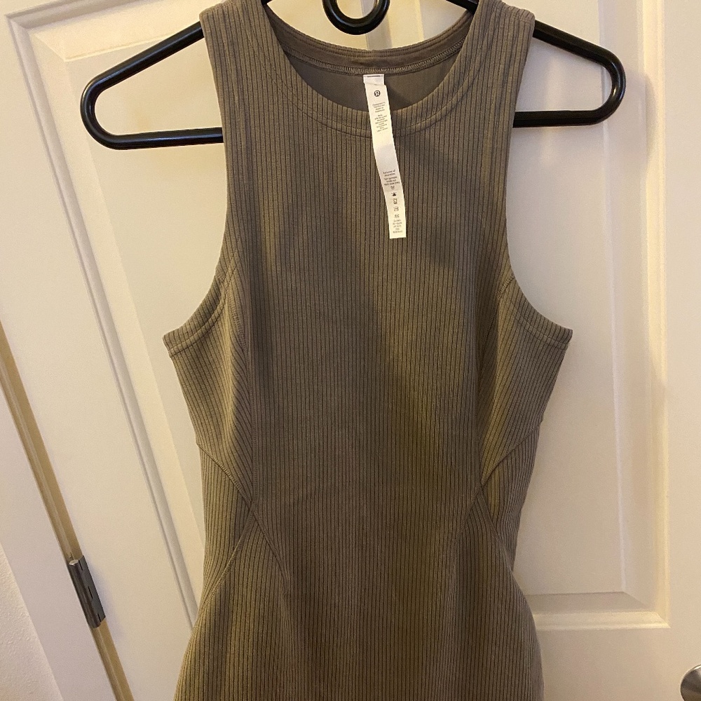 LULULEMON green/grey dress